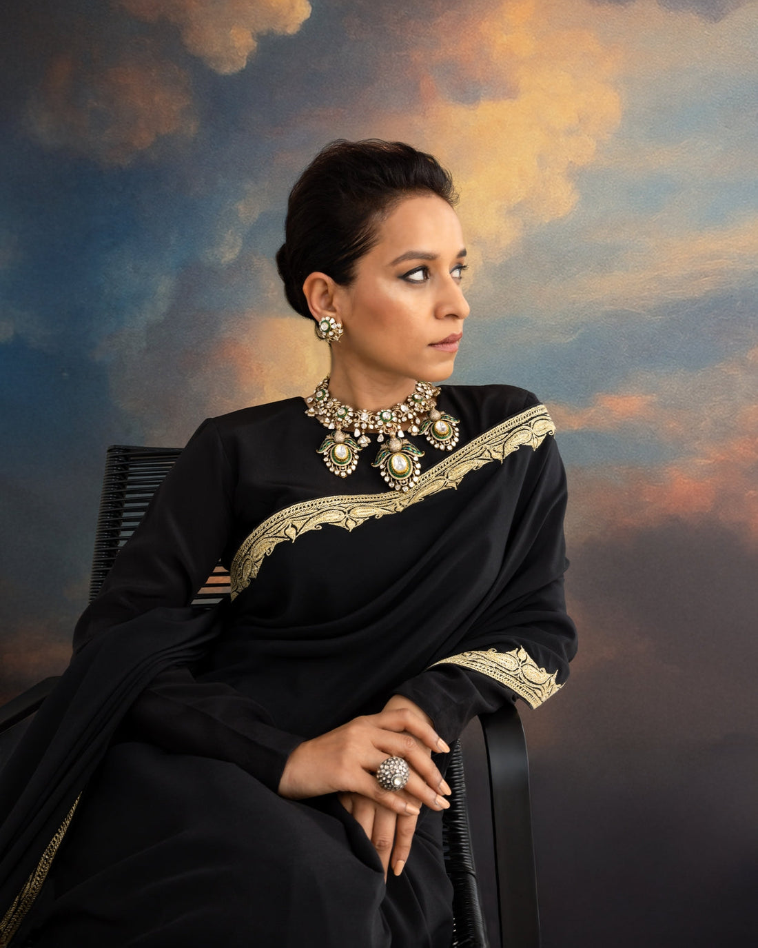 Vivienne Polki And Diamond Necklace