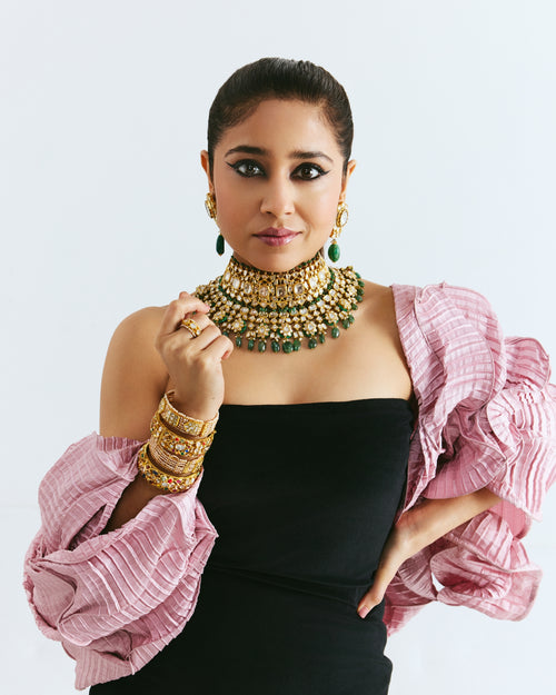 Sage Polki Bangle