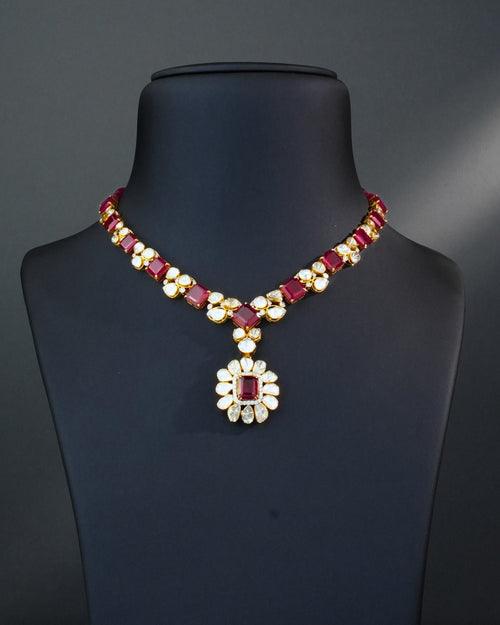 Amrita Polki And Diamond Necklace