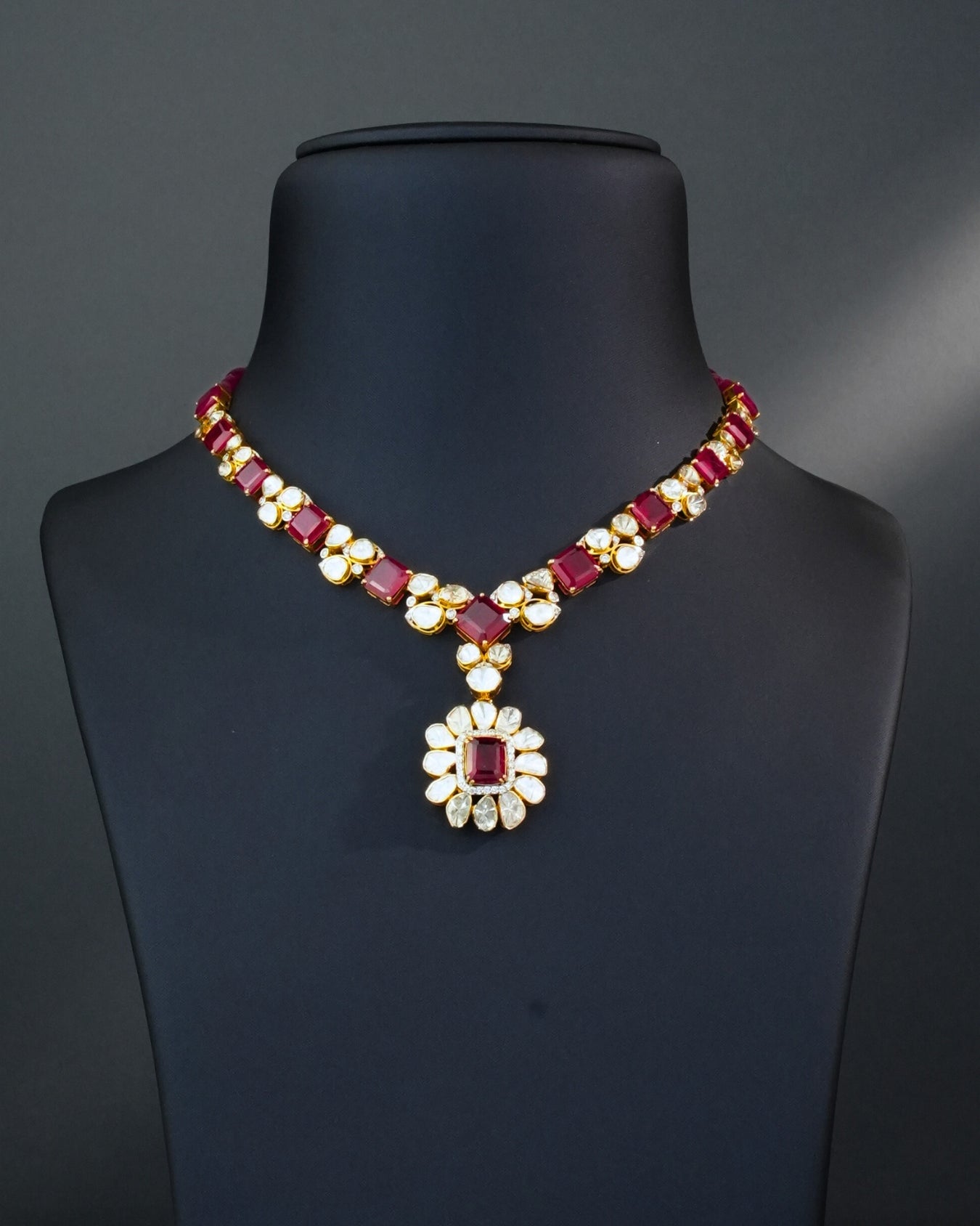 Amrita Polki And Diamond Necklace