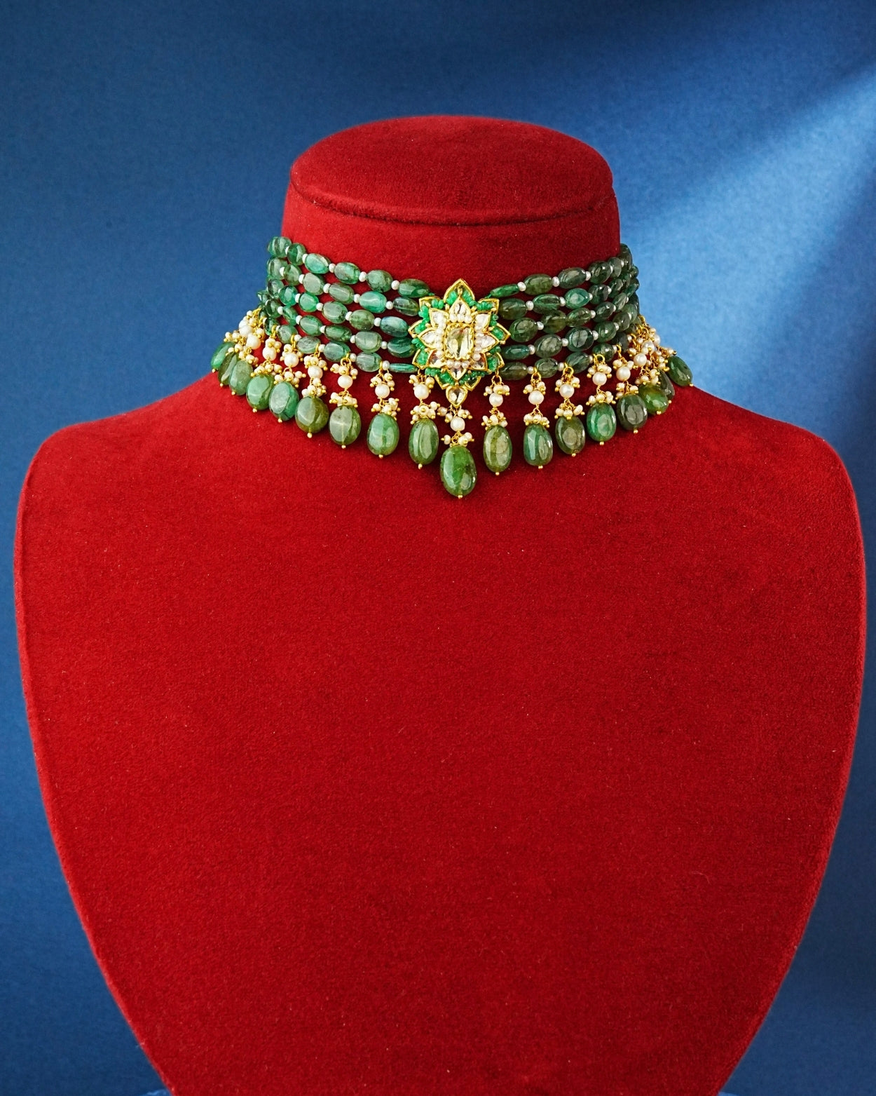 Xaria Polki Bead Choker