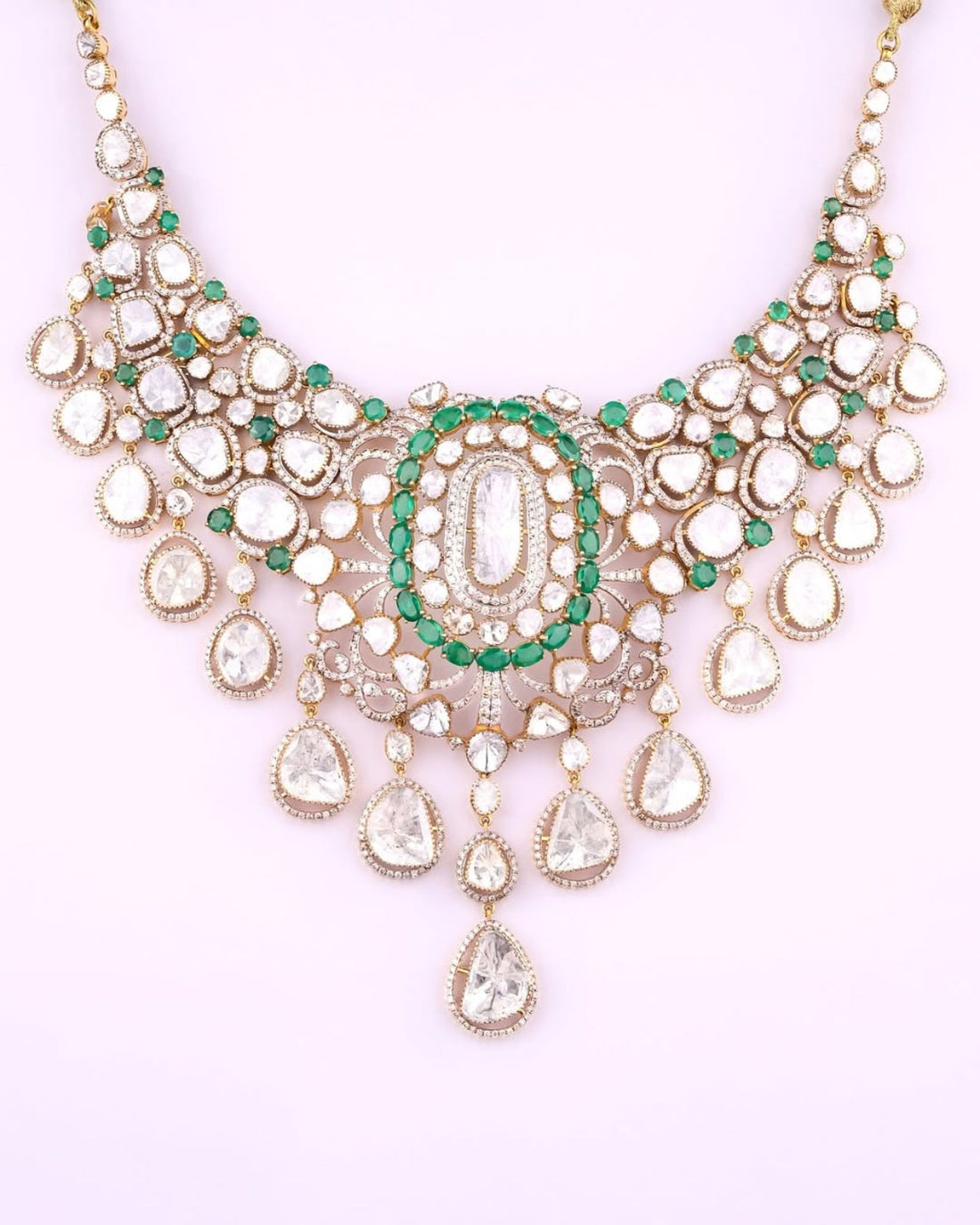 Estella Polki And Diamond Necklace