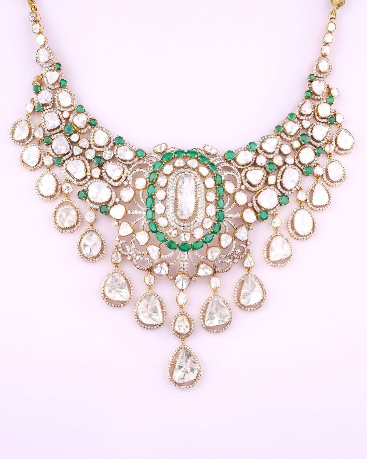Estella Polki And Diamond Necklace