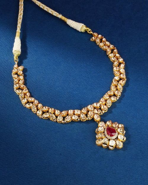Sahara Polki And Diamond Necklace - NO ORDERS