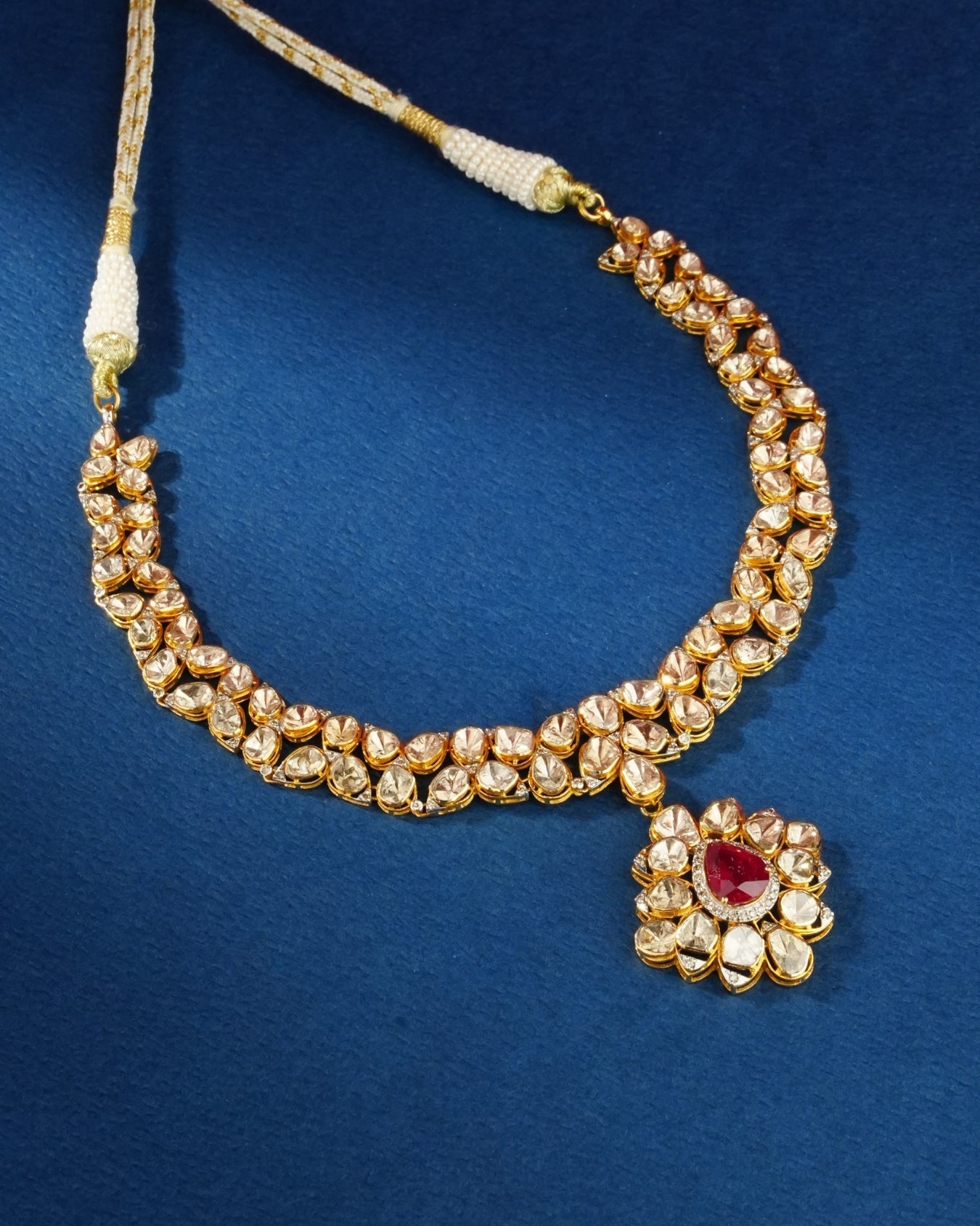 Sahara Polki And Diamond Necklace - NO ORDERS