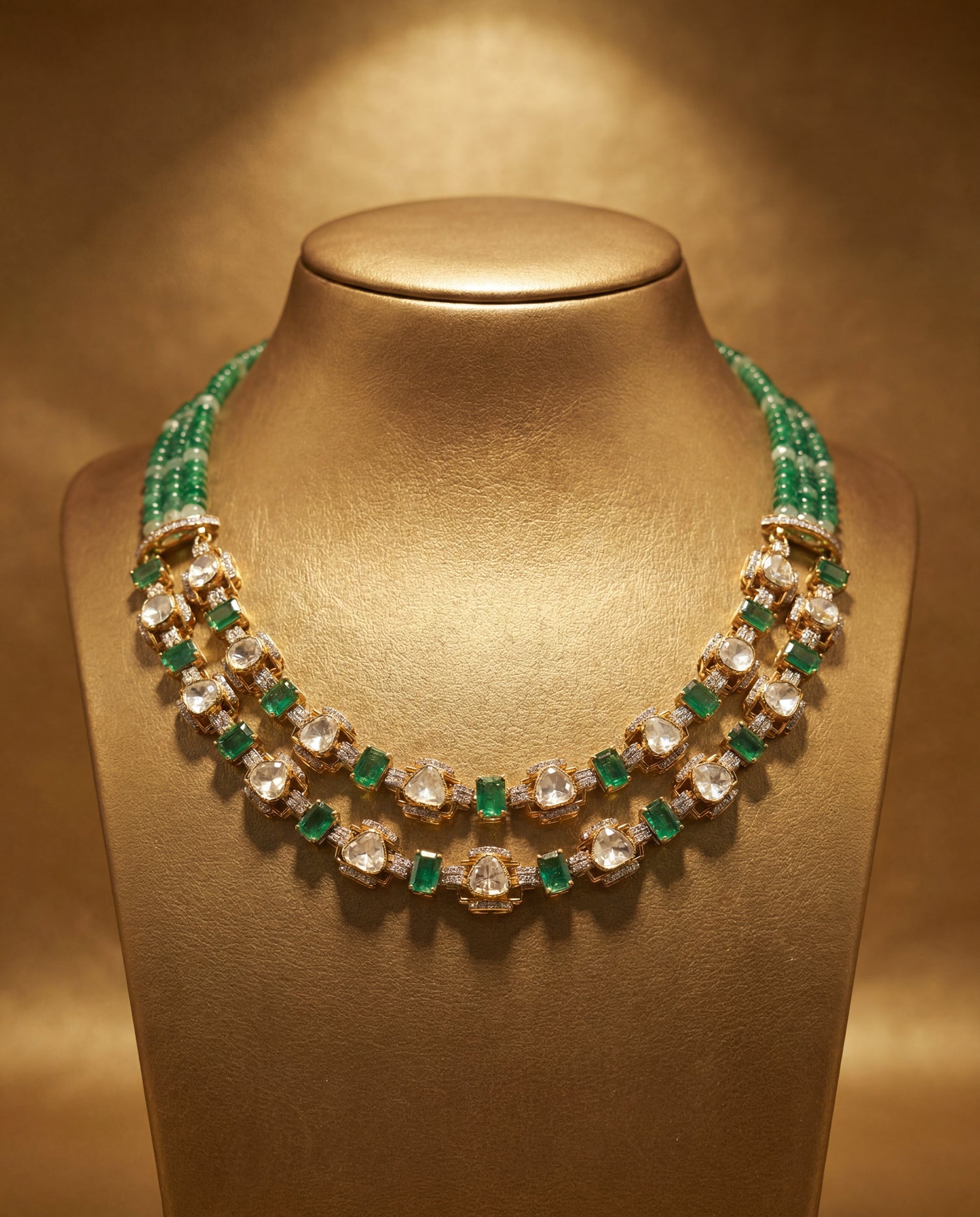 Alia Polki And Diamond Necklace