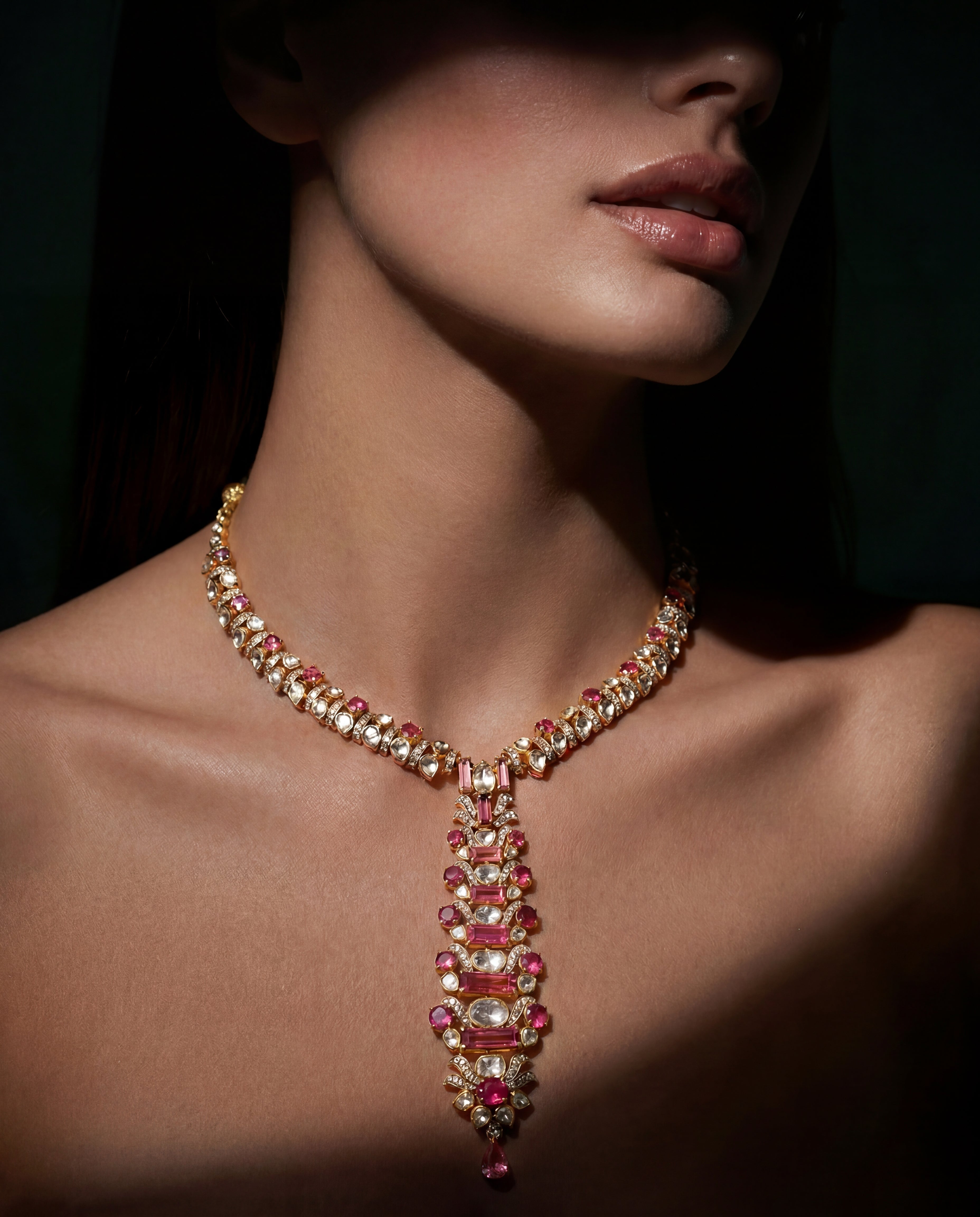 Ishita Polki And Diamond Necklace