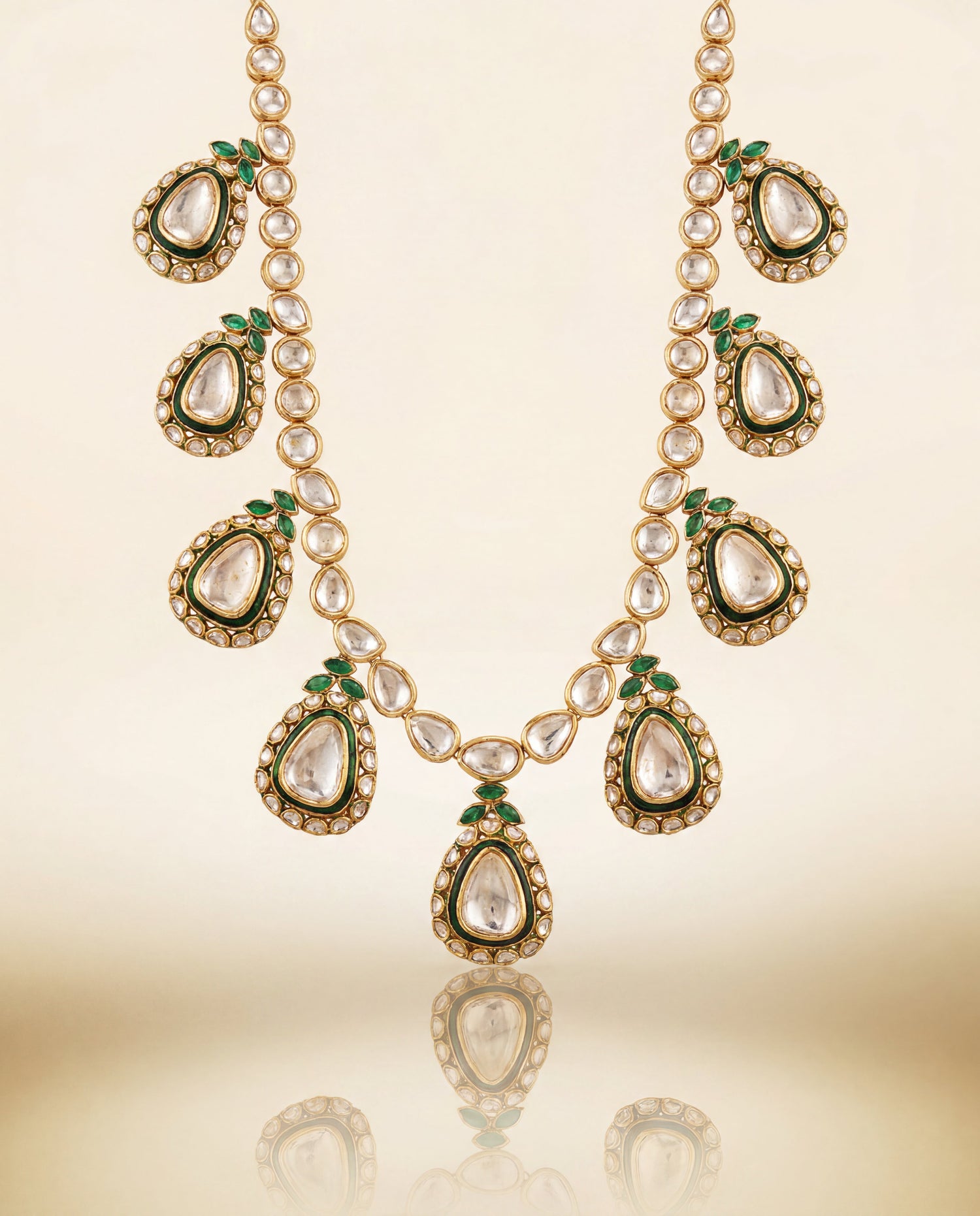 Esha Polki Long Necklace