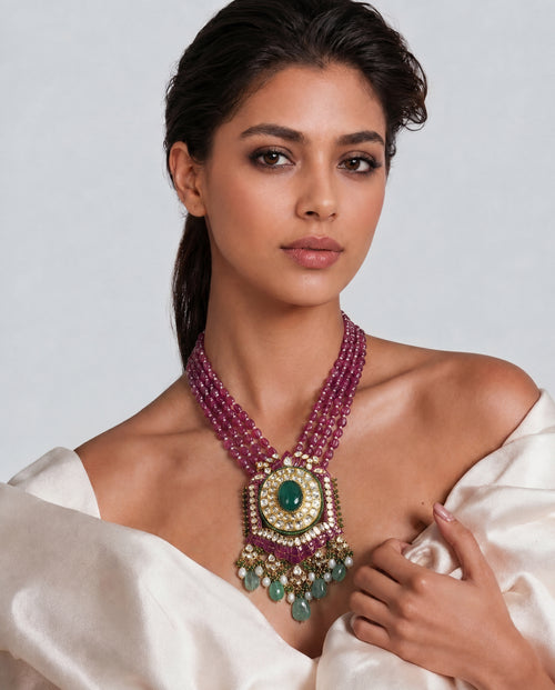Gauri Polki Long Necklace