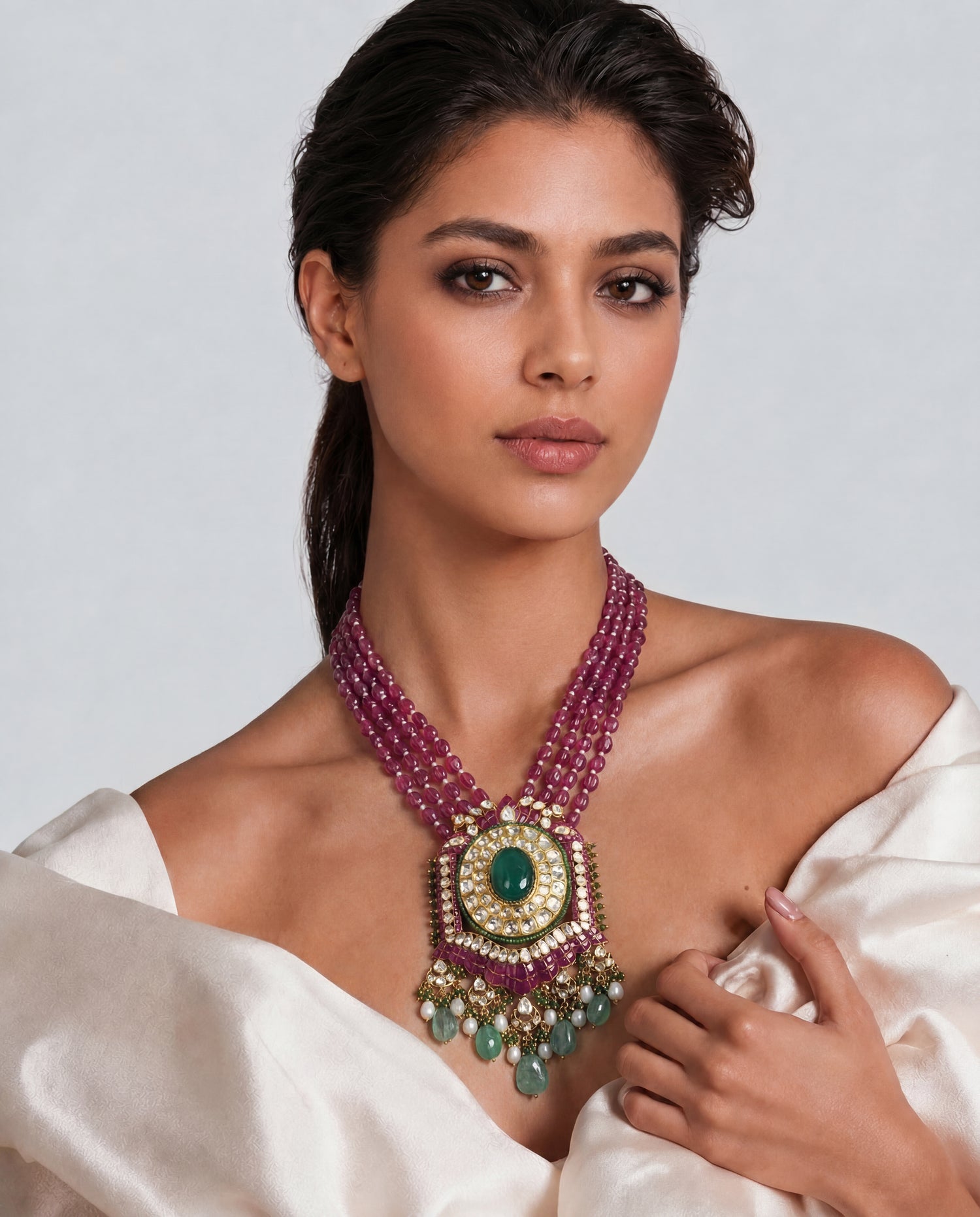 Gauri Polki Long Necklace