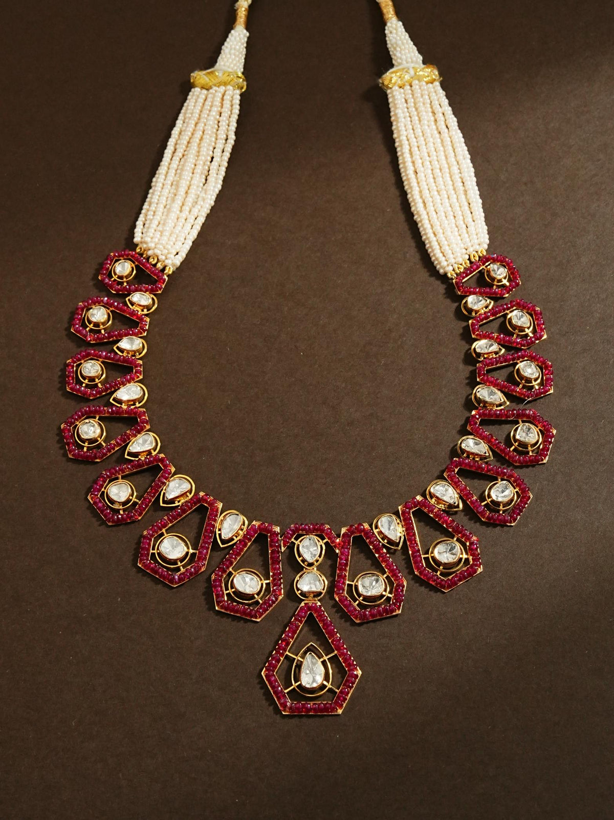 Inaya Polki U Necklace