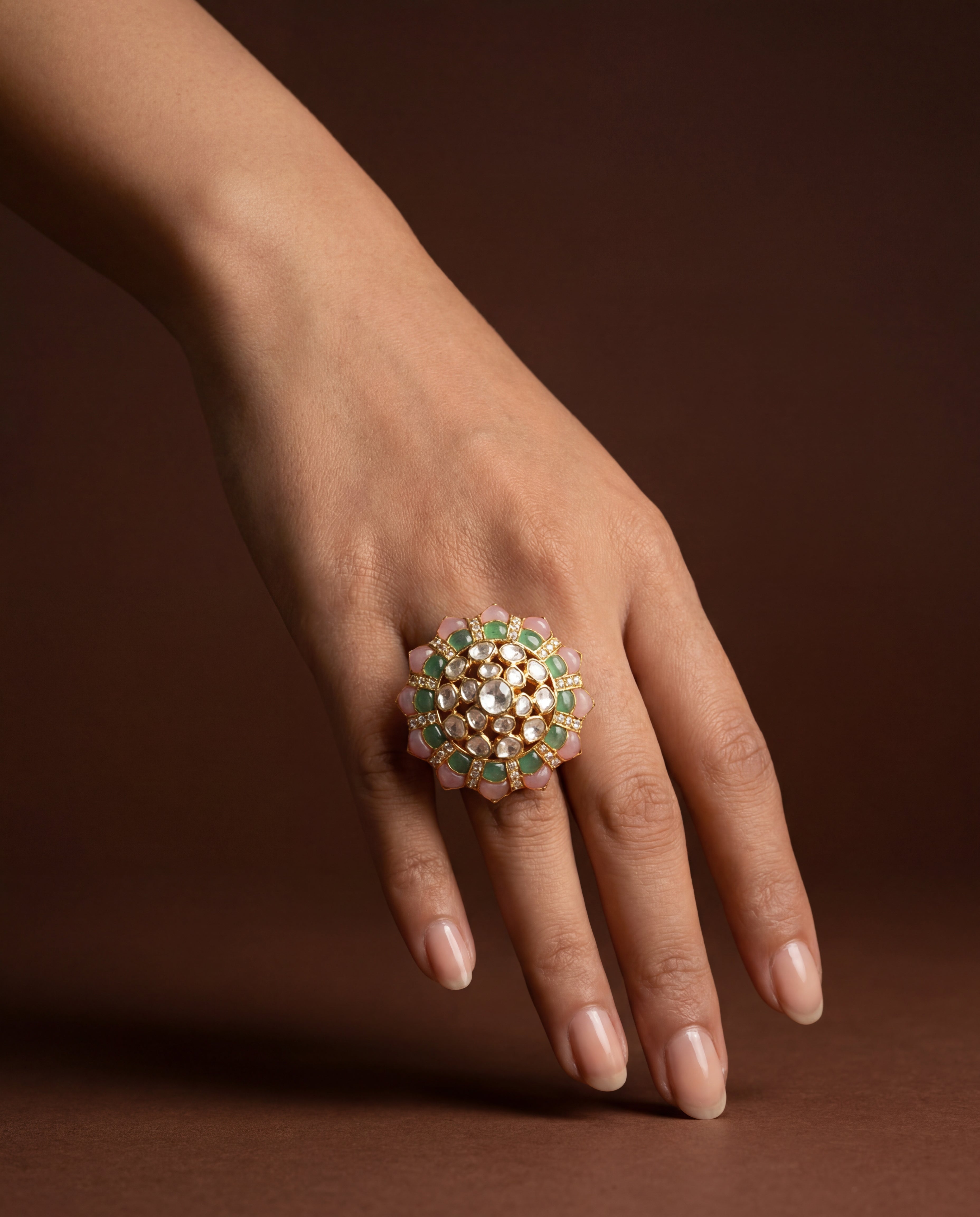 Zaira Polki Ring