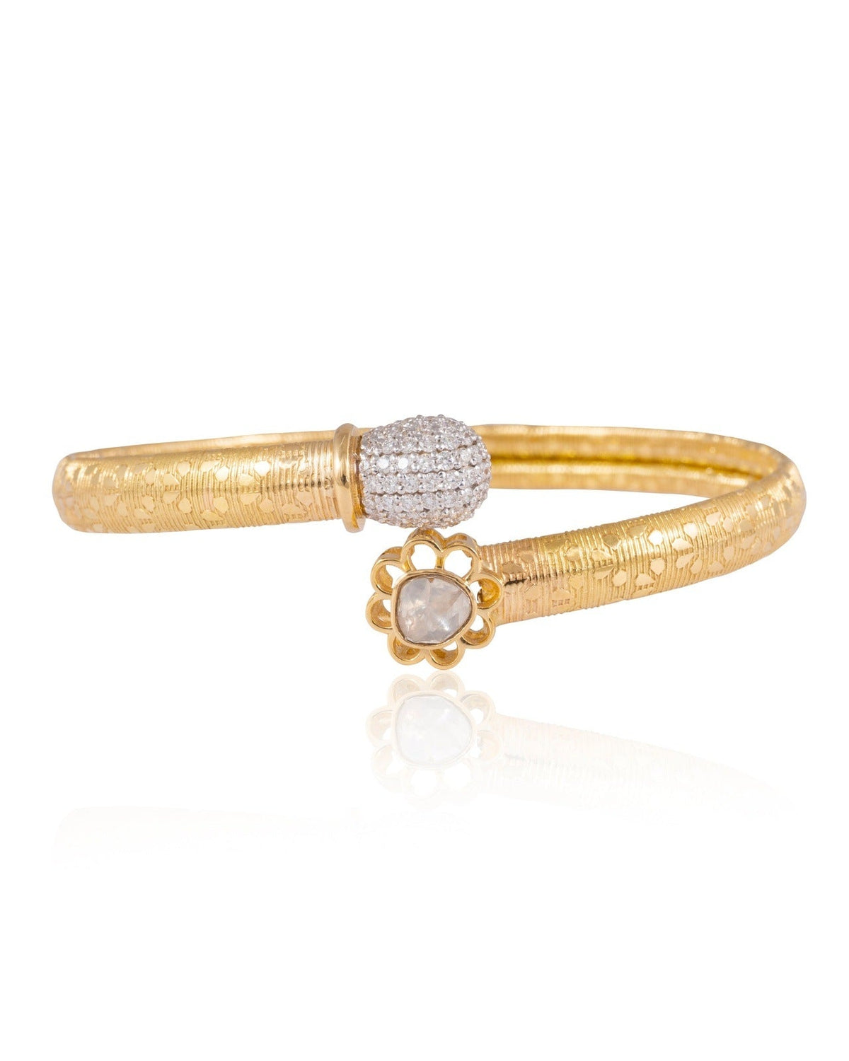 Camille Diamond And Polki Bracelets