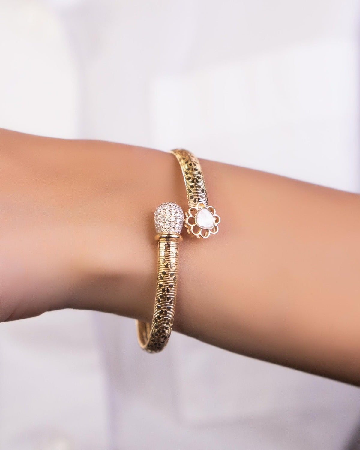 Camille Diamond And Polki Bracelets