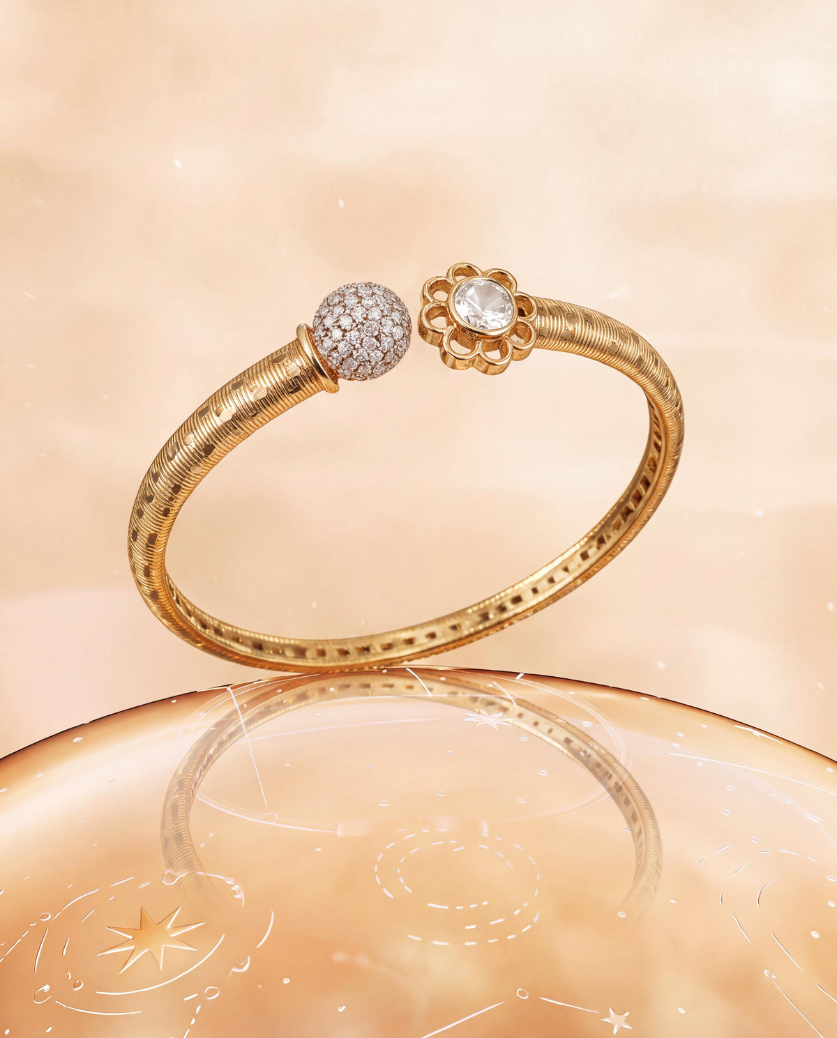 Camille Polki And Diamond Loose Bracelet