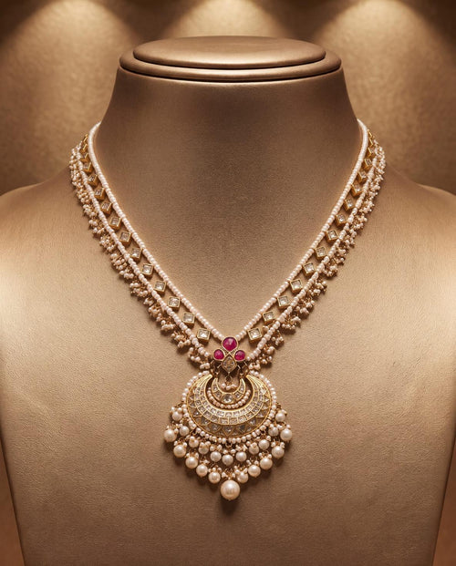 Samrudhi Polki Long Necklace