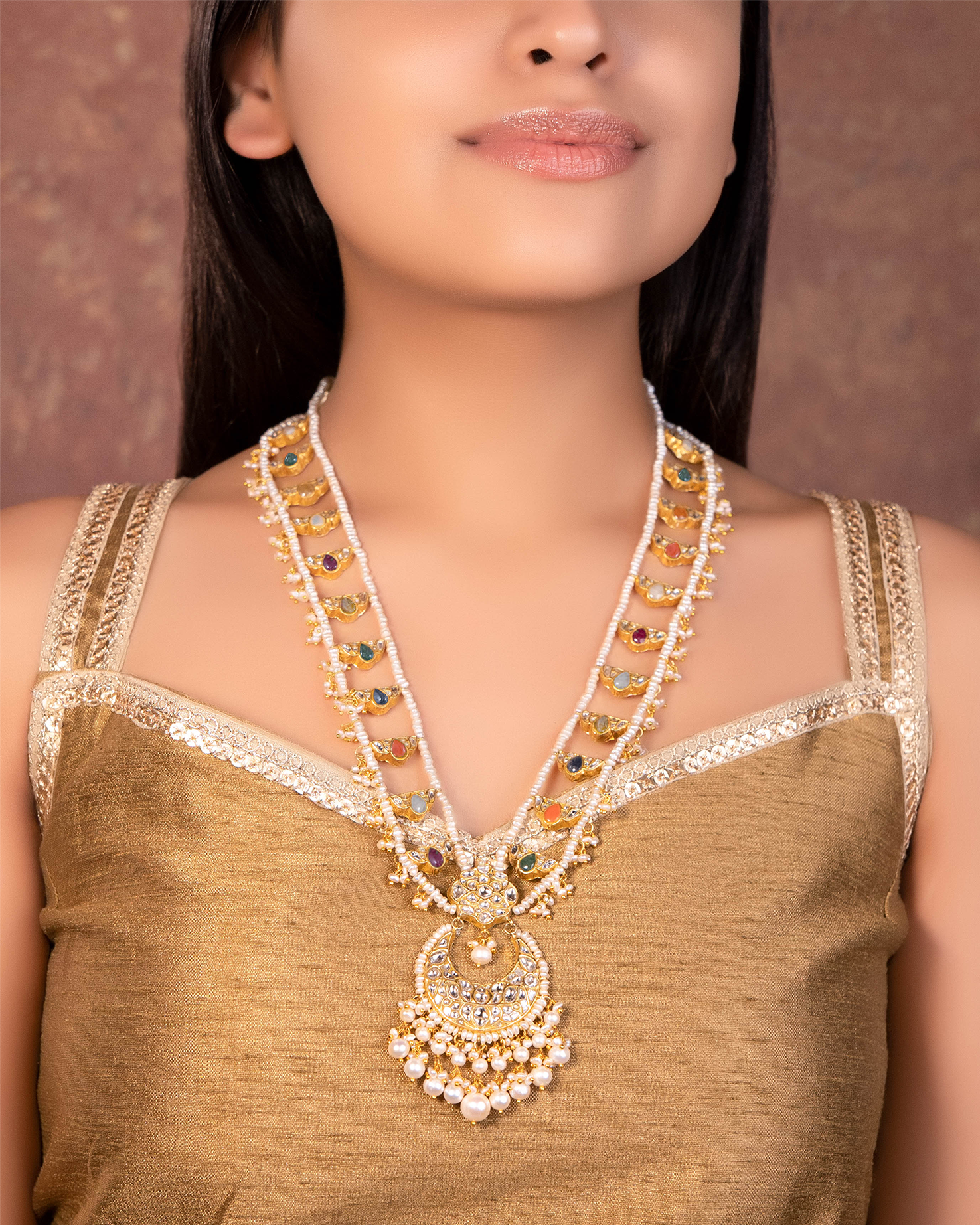 Niyati Polki Long Necklace