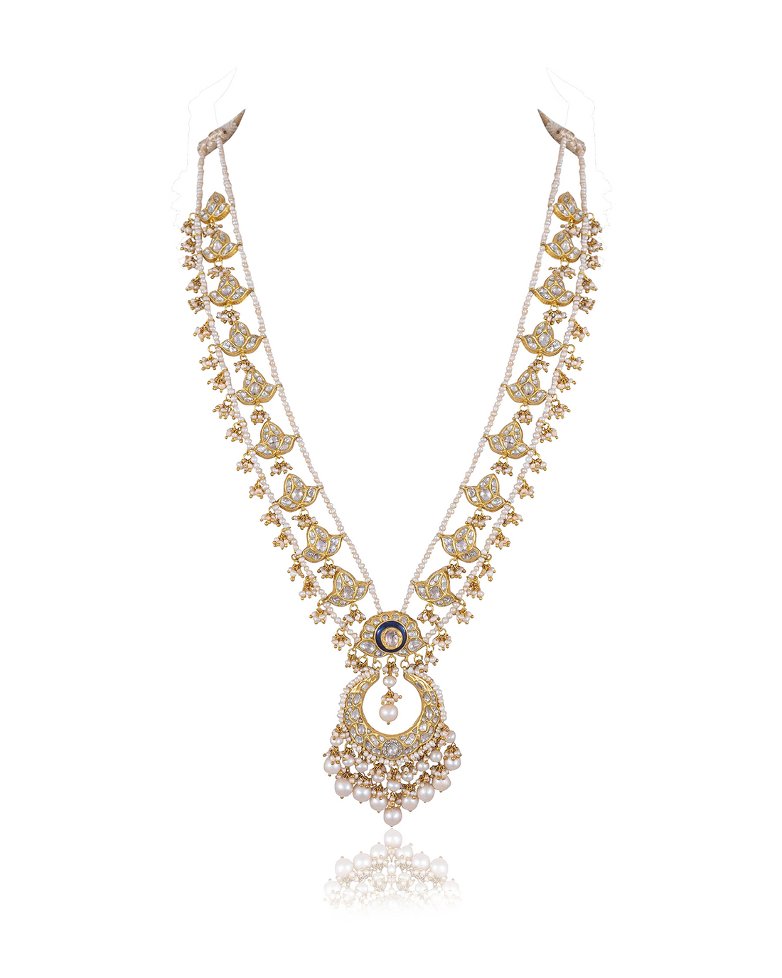 Weronika Polki Long Necklace