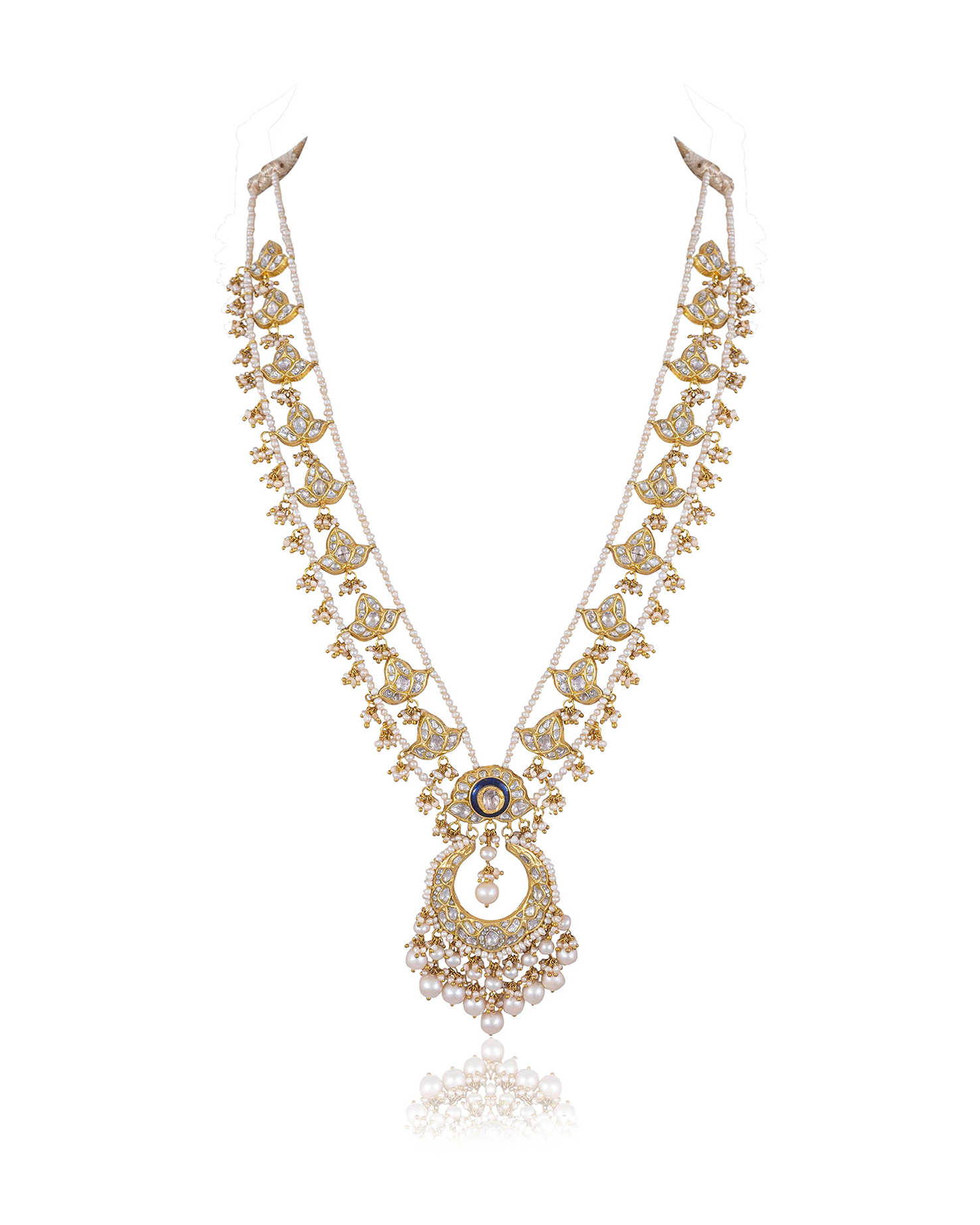 Weronika Polki Long Necklace