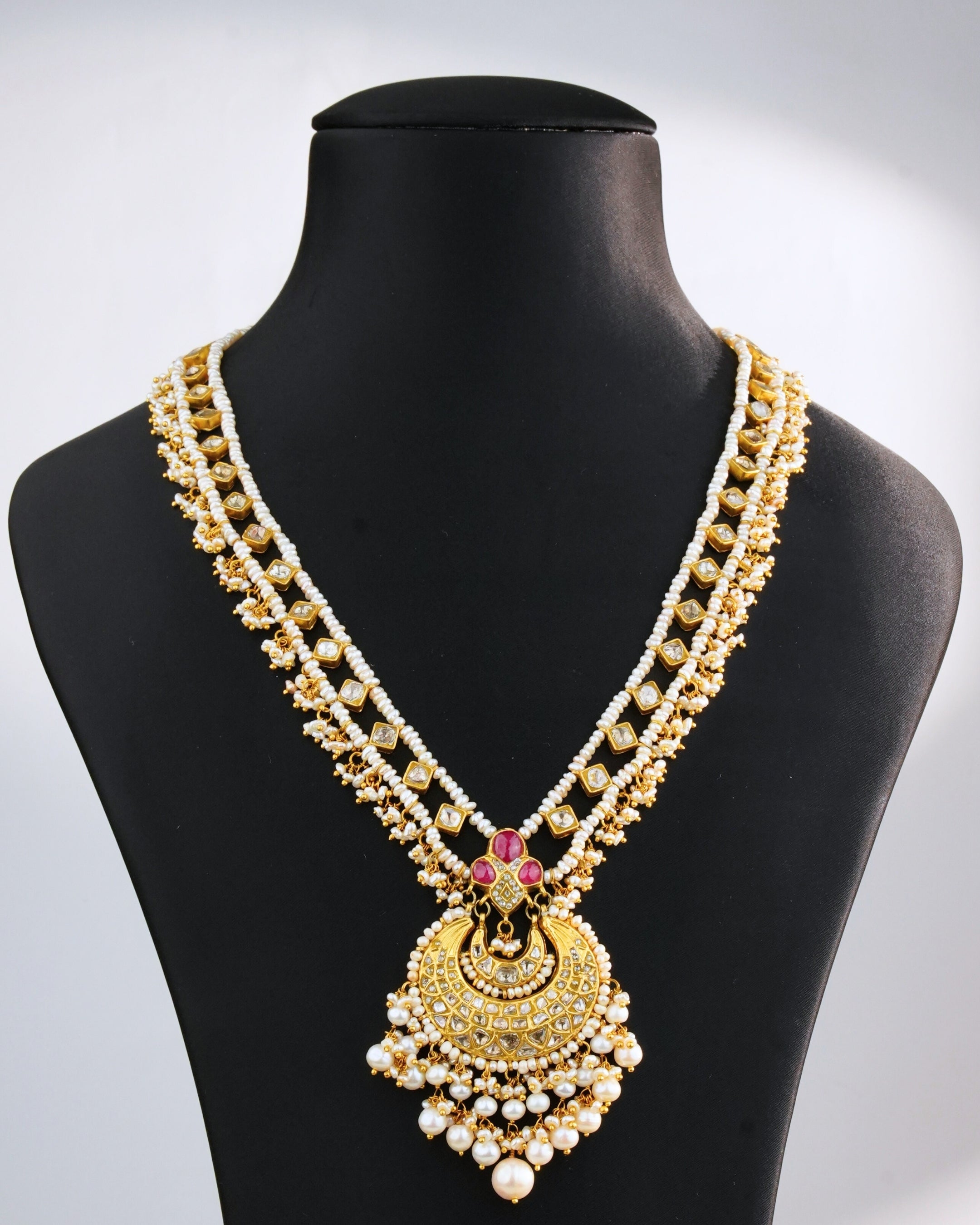 Samrudhi Polki Long Necklace