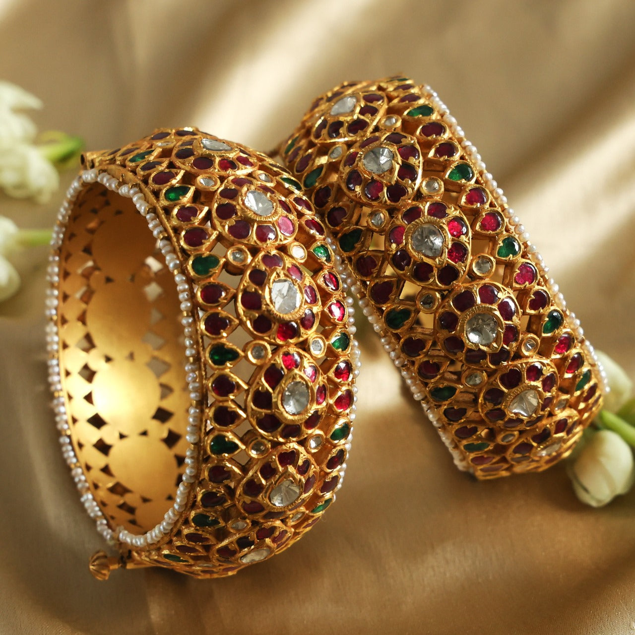 Samita Polki Bangle Pair