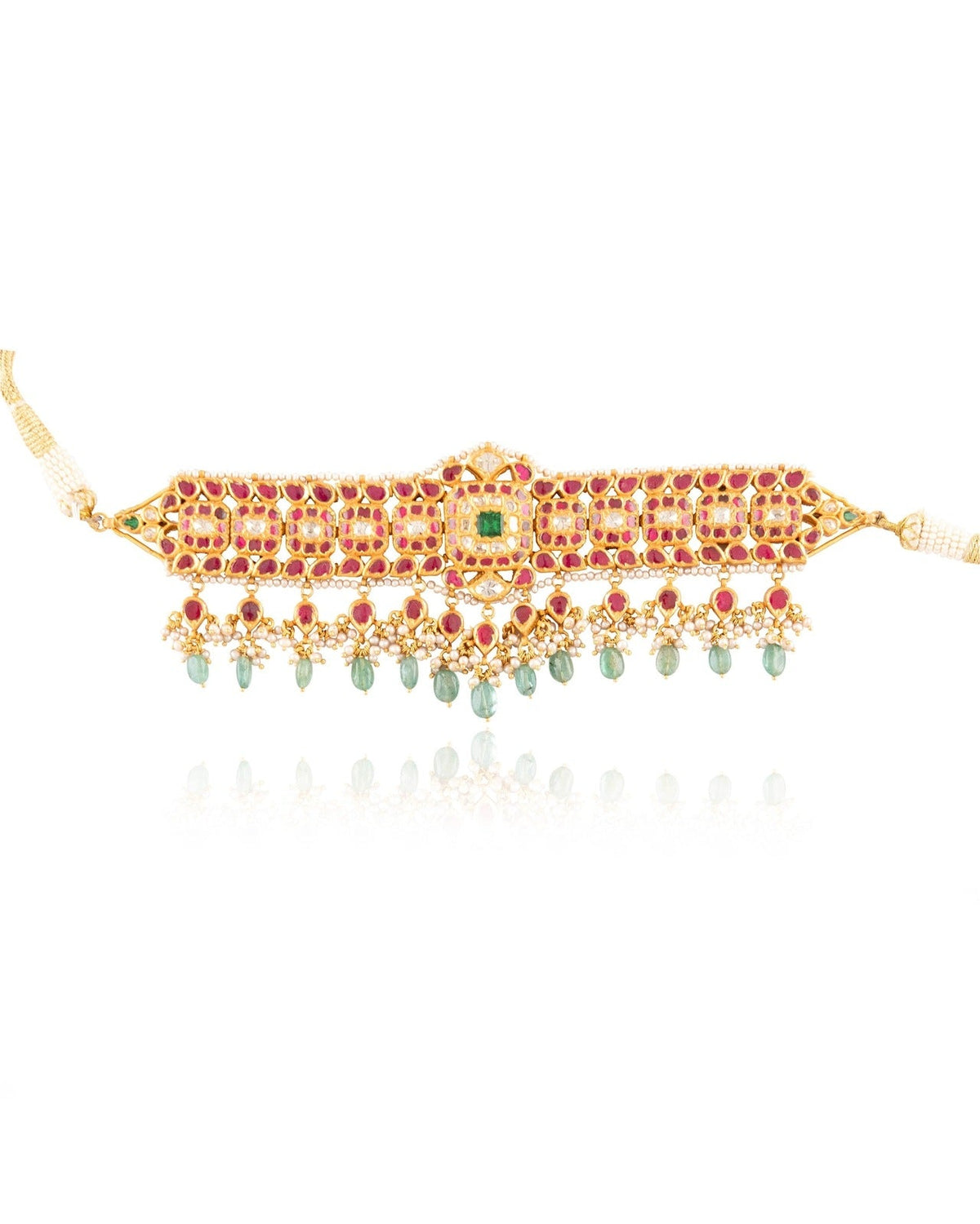Kanishaka Choker And Top Polki Set