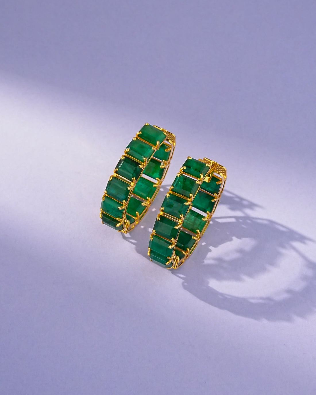 Vinaya Emerald Hoops