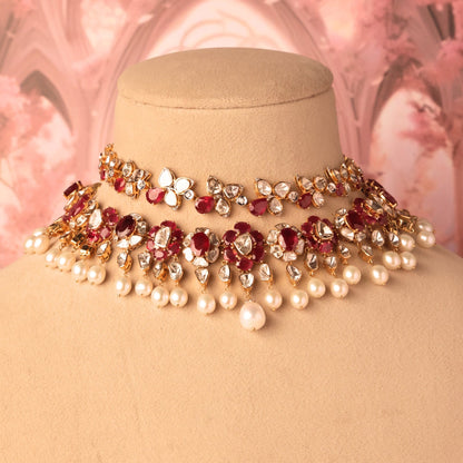 Urvashi Bridal Polki And Diamond Set