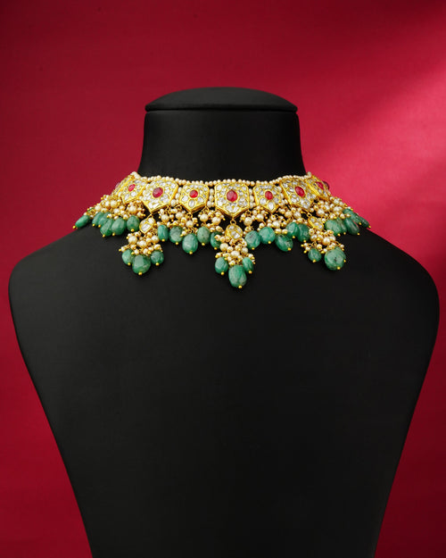 Huda Polki Necklace