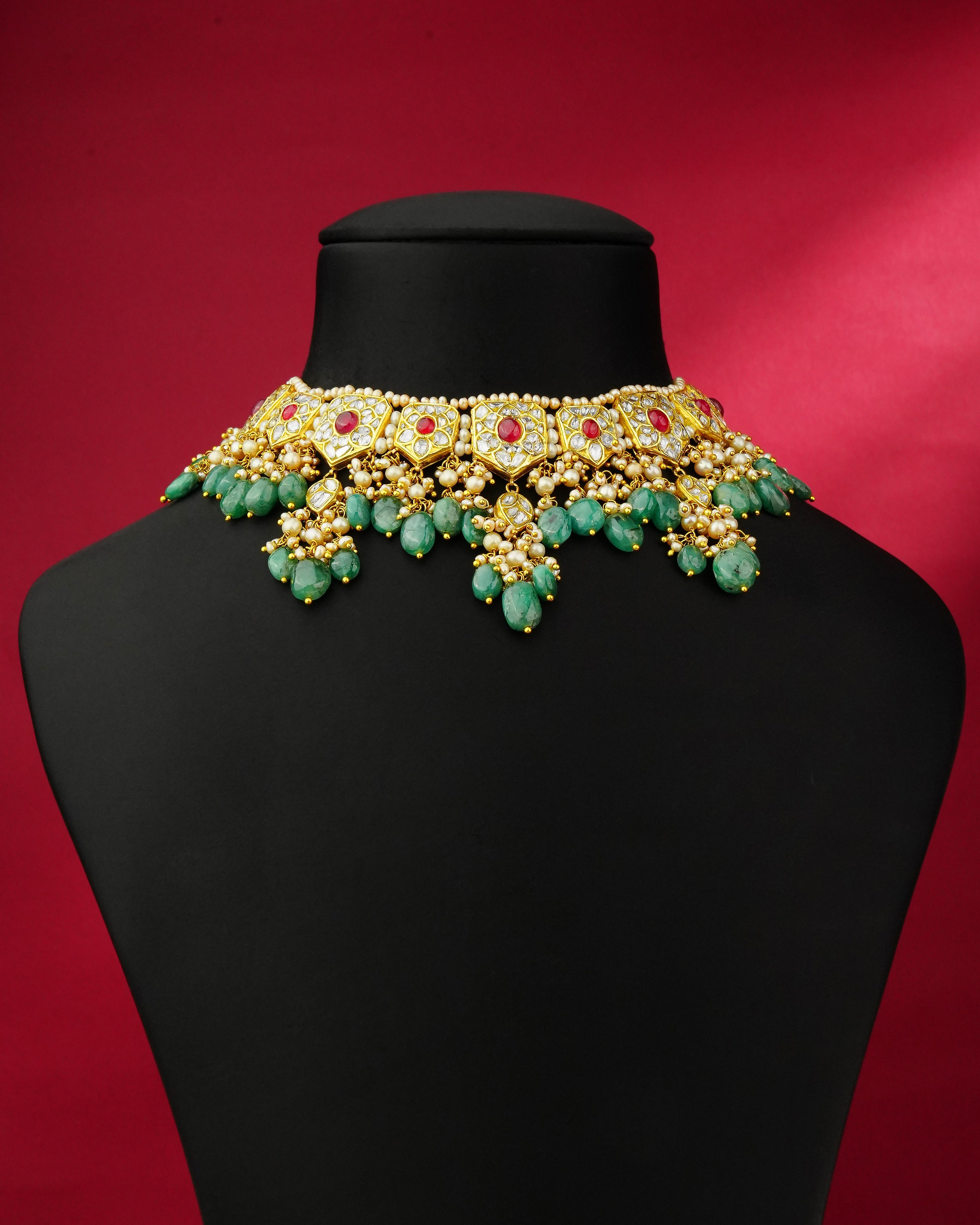 Huda Polki Necklace