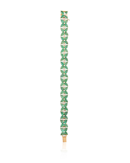 Diamond Emerald Loose Bracelet