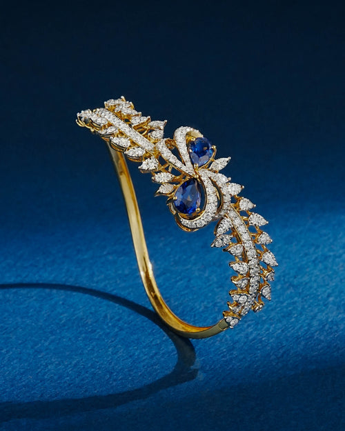 Ansa Diamond Bangle - NO ORDERS