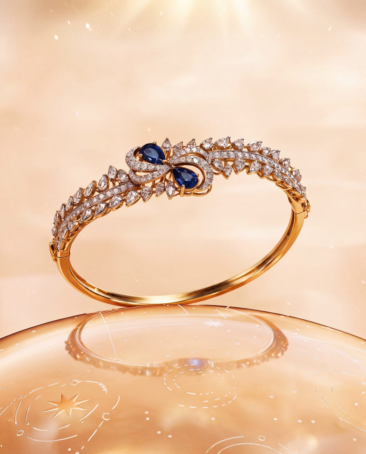 Stevie Diamond Bangle