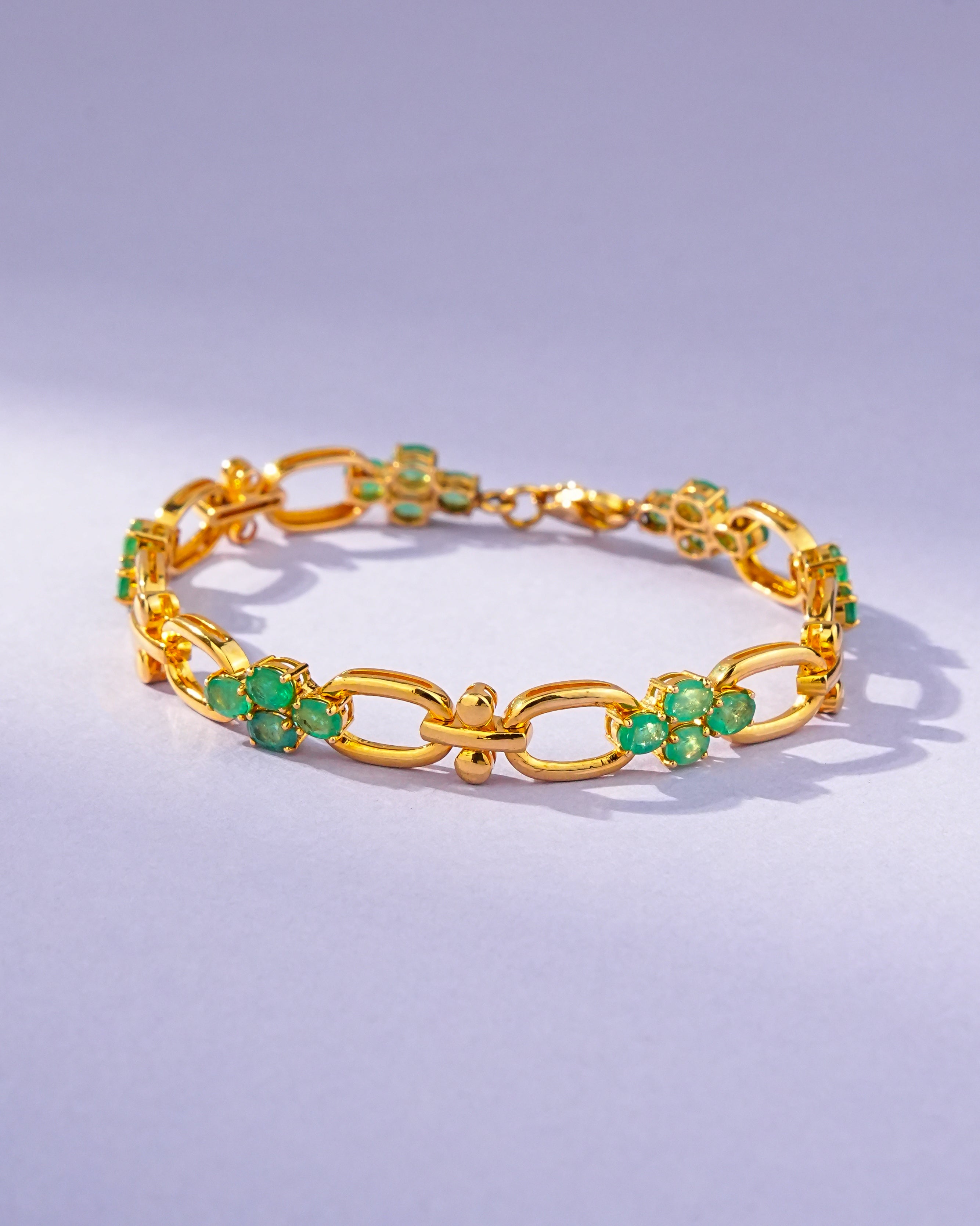 Kaushiki Emerald Loose Bracelet