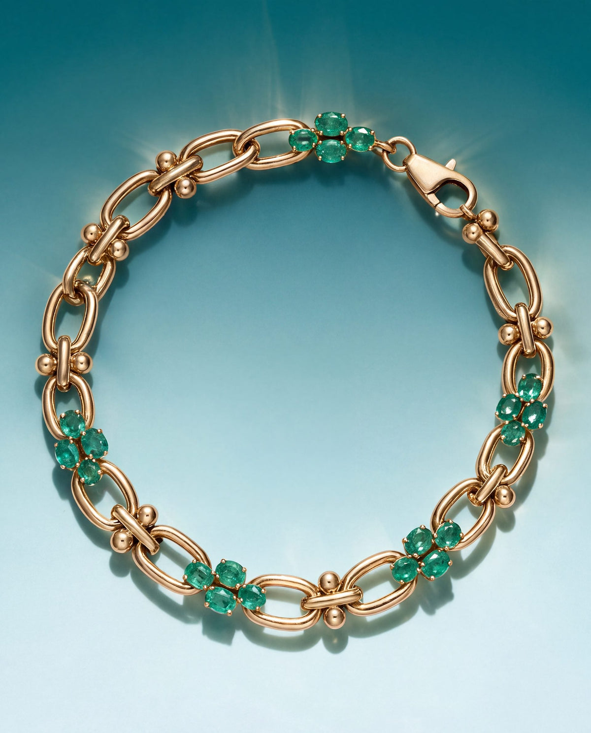 Kaushiki Emerald Loose Bracelet