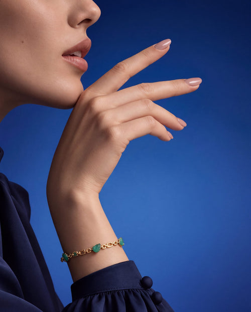 Kavana Emerald Loose Bracelet