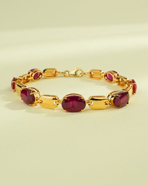 Veena Ruby Loose Bracelet