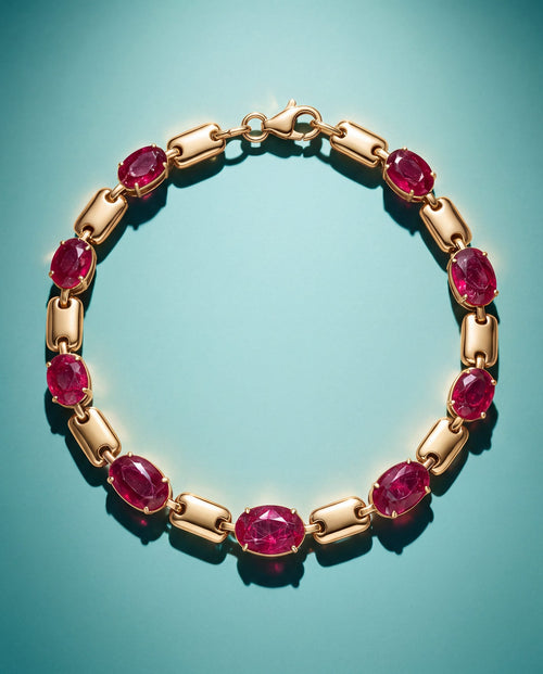 Veena Ruby Loose Bracelet