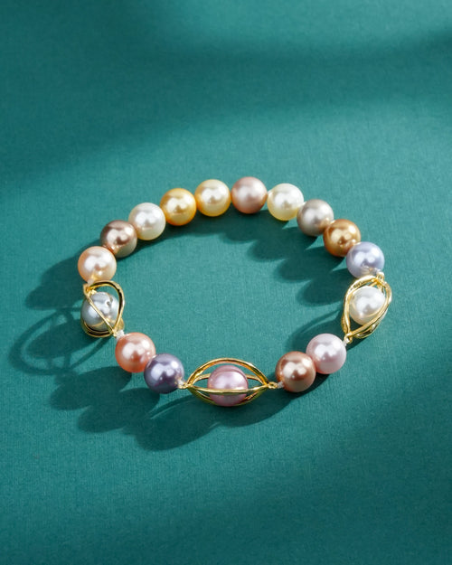 Alina Pearl Loose Bracelet