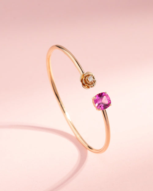 Manika Polki And Diamond Bangle
