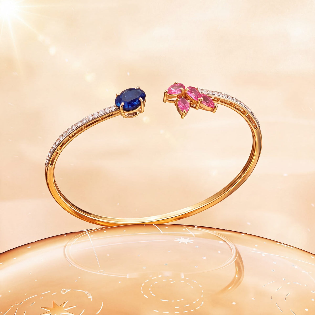 Manjushri Diamond Bangle