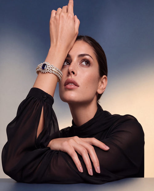 Orelia Diamond Bangle