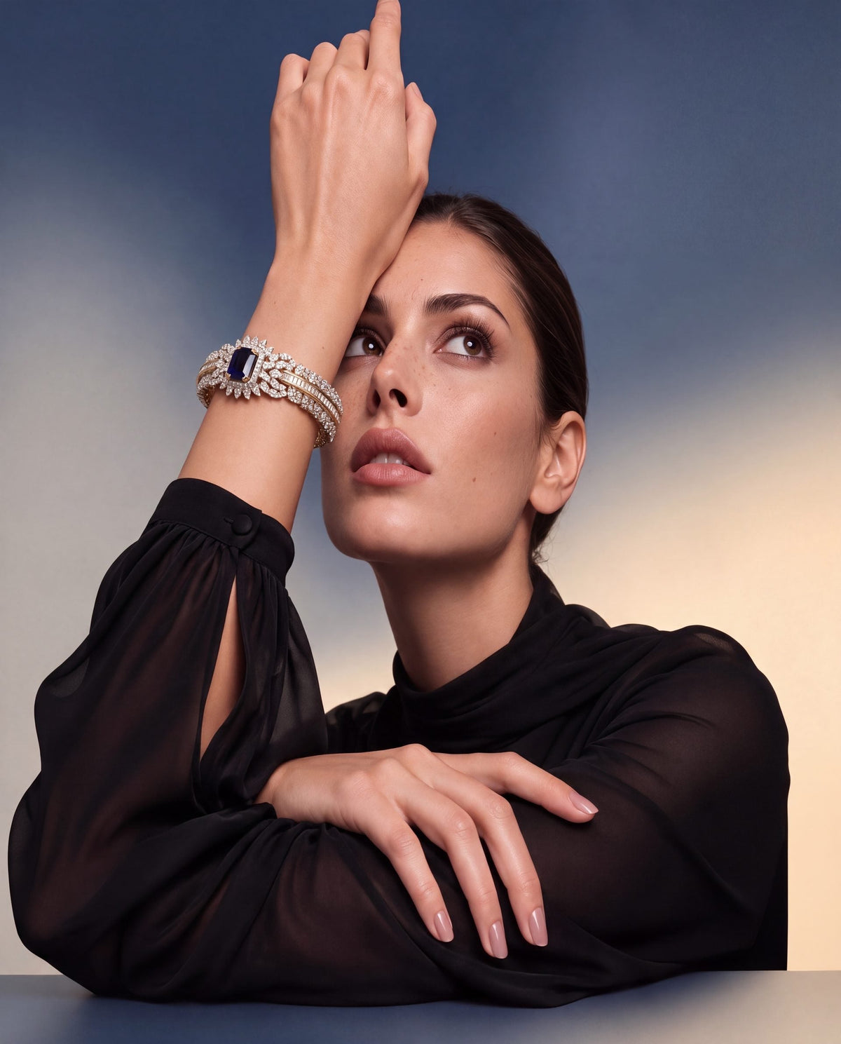 Orelia Diamond Bangle