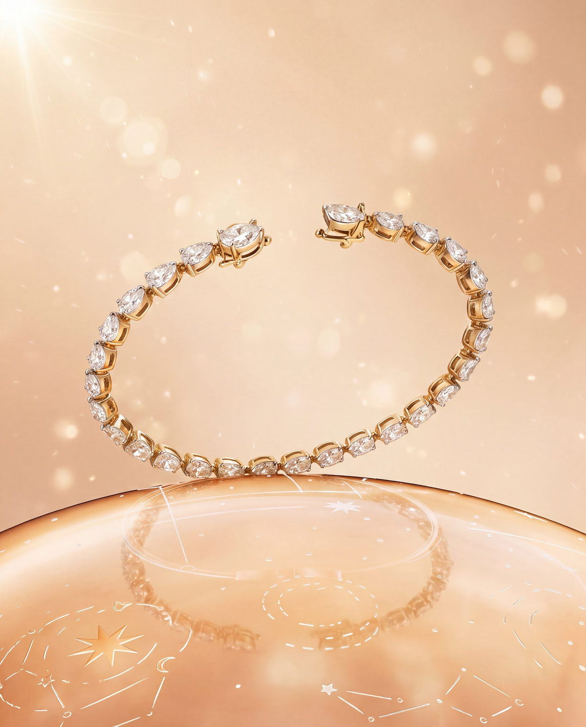 Diamond Loose Bracelet