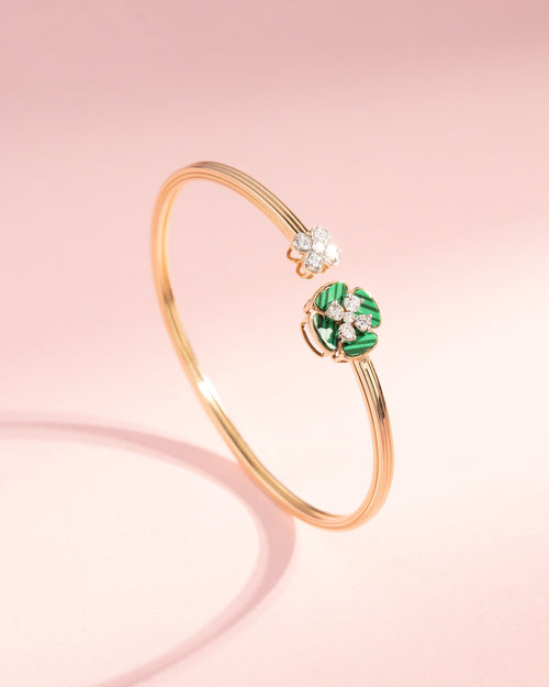 Manisha Polki And Diamond Bangle