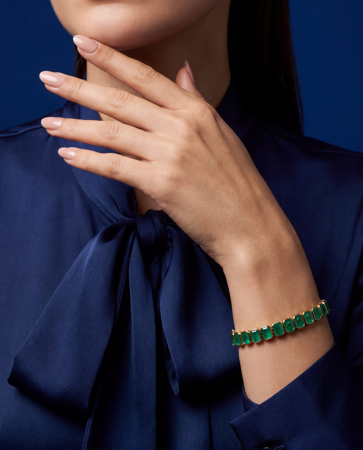 Nishta Emerald Loose Bracelet