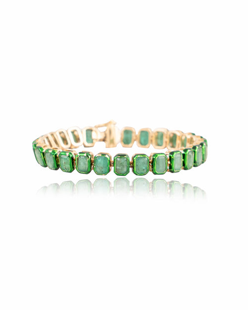 Xenaida Emerald Minimal Bracelet