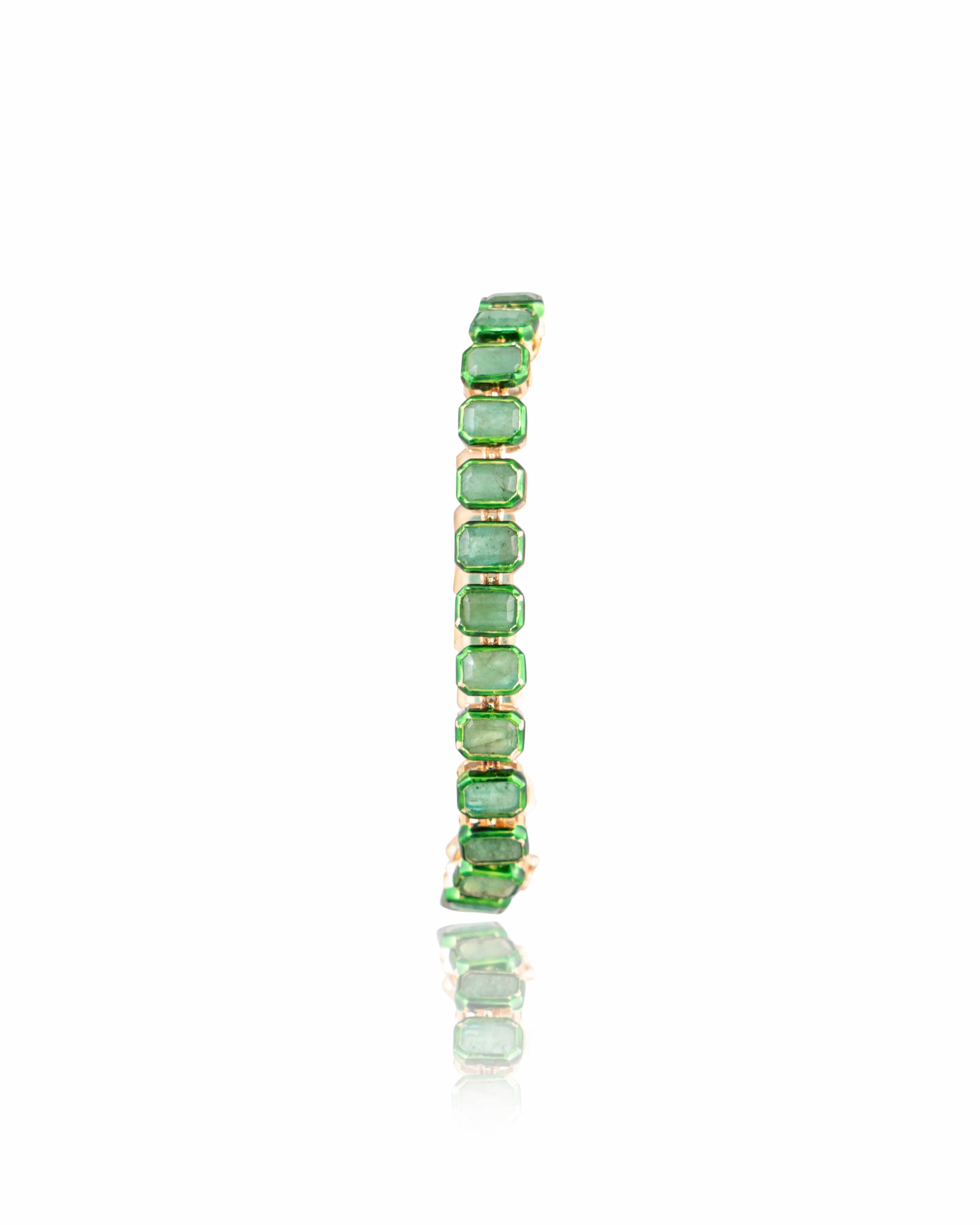 Xenaida Emerald Minimal Bracelet