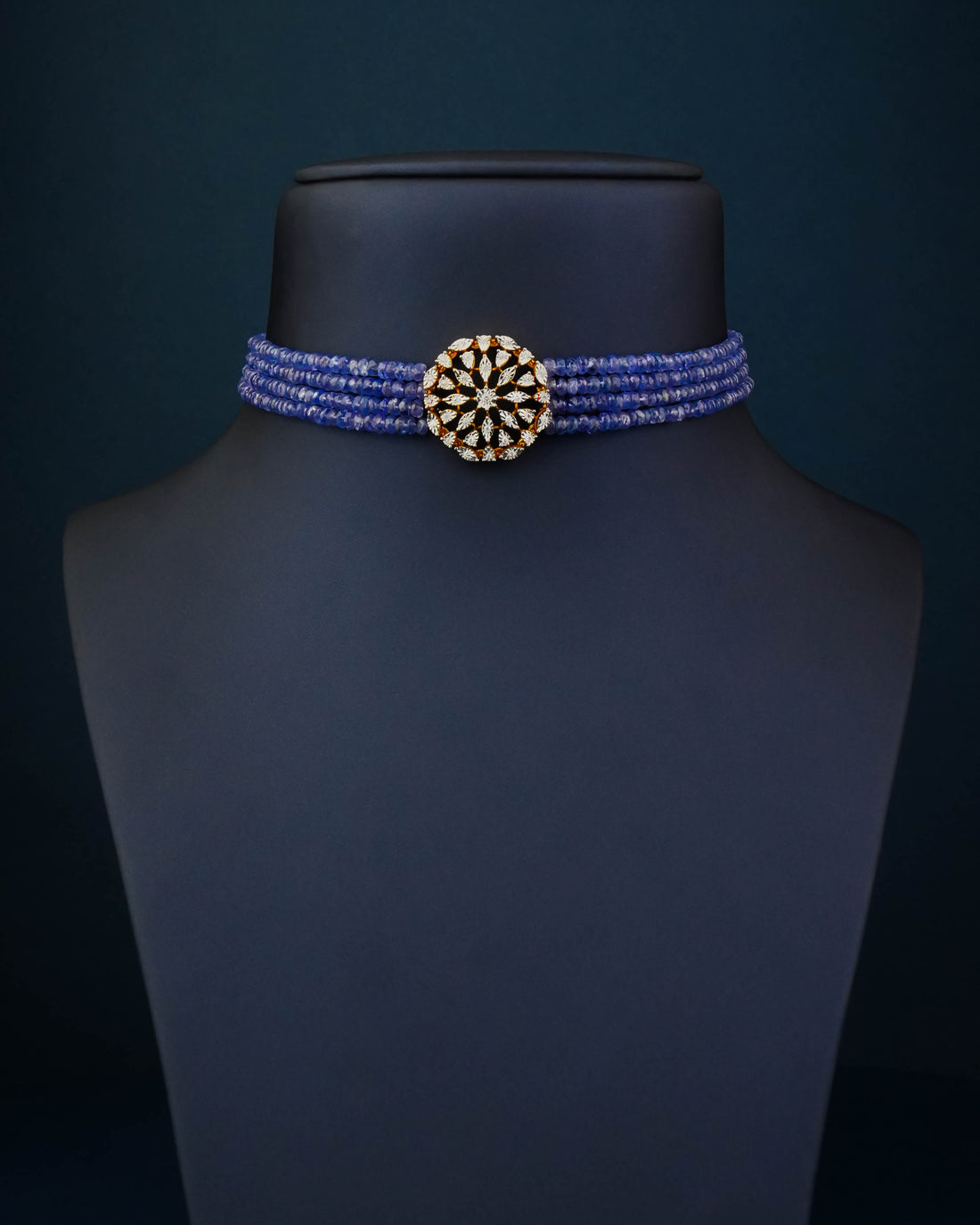 Arisya Diamond Bead Choker