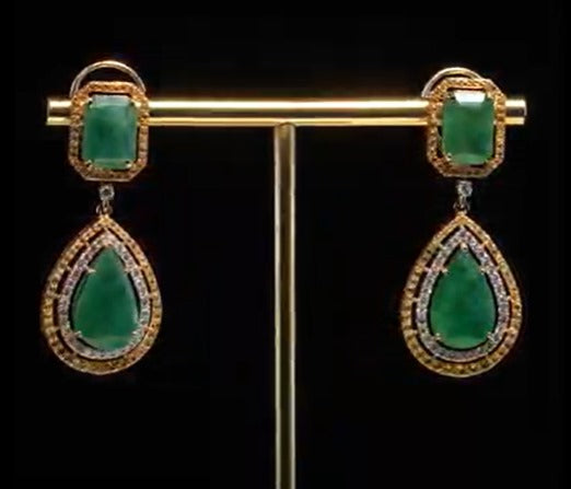 Manisha Diamond Long Earrings